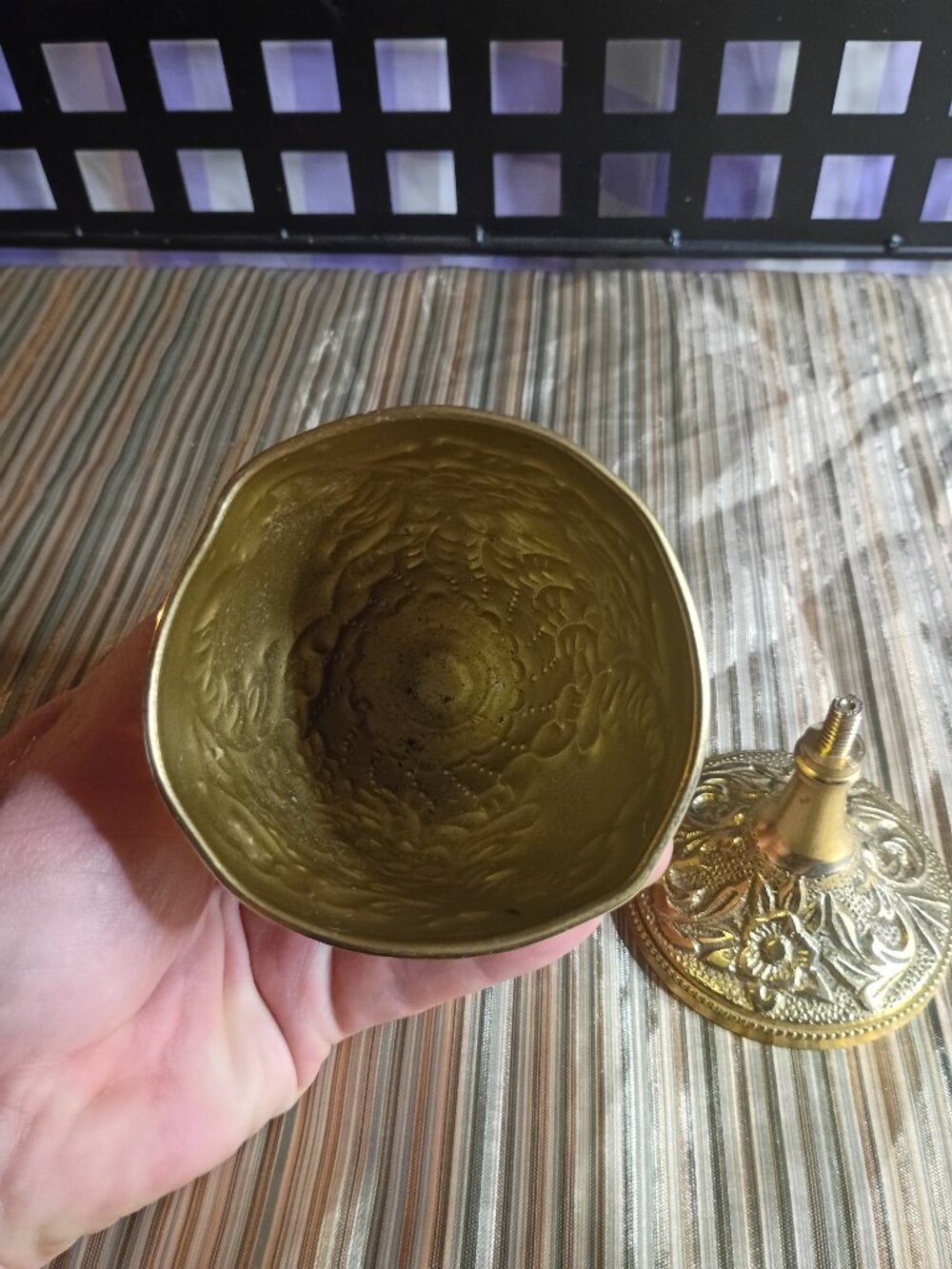 solid brass goblet - Picture 6 of 8